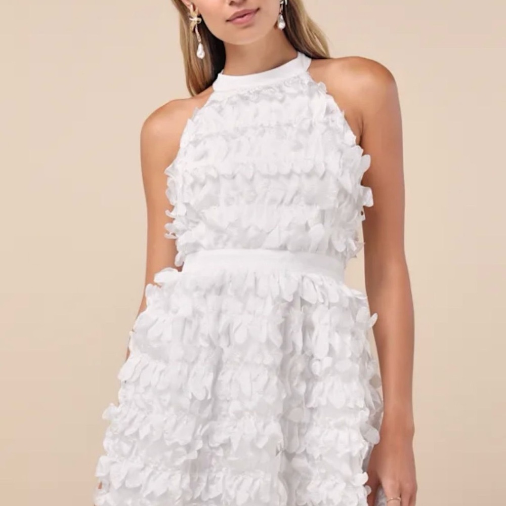 Lulus Mini  White Dress